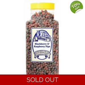 Dobsons Blackberry & Raspberry Pips - Small Boiled Sweets